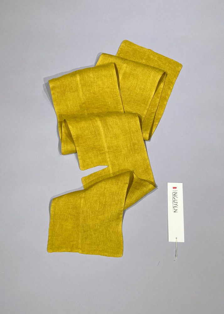 Double-layered Notch Scarf in Buckthorn